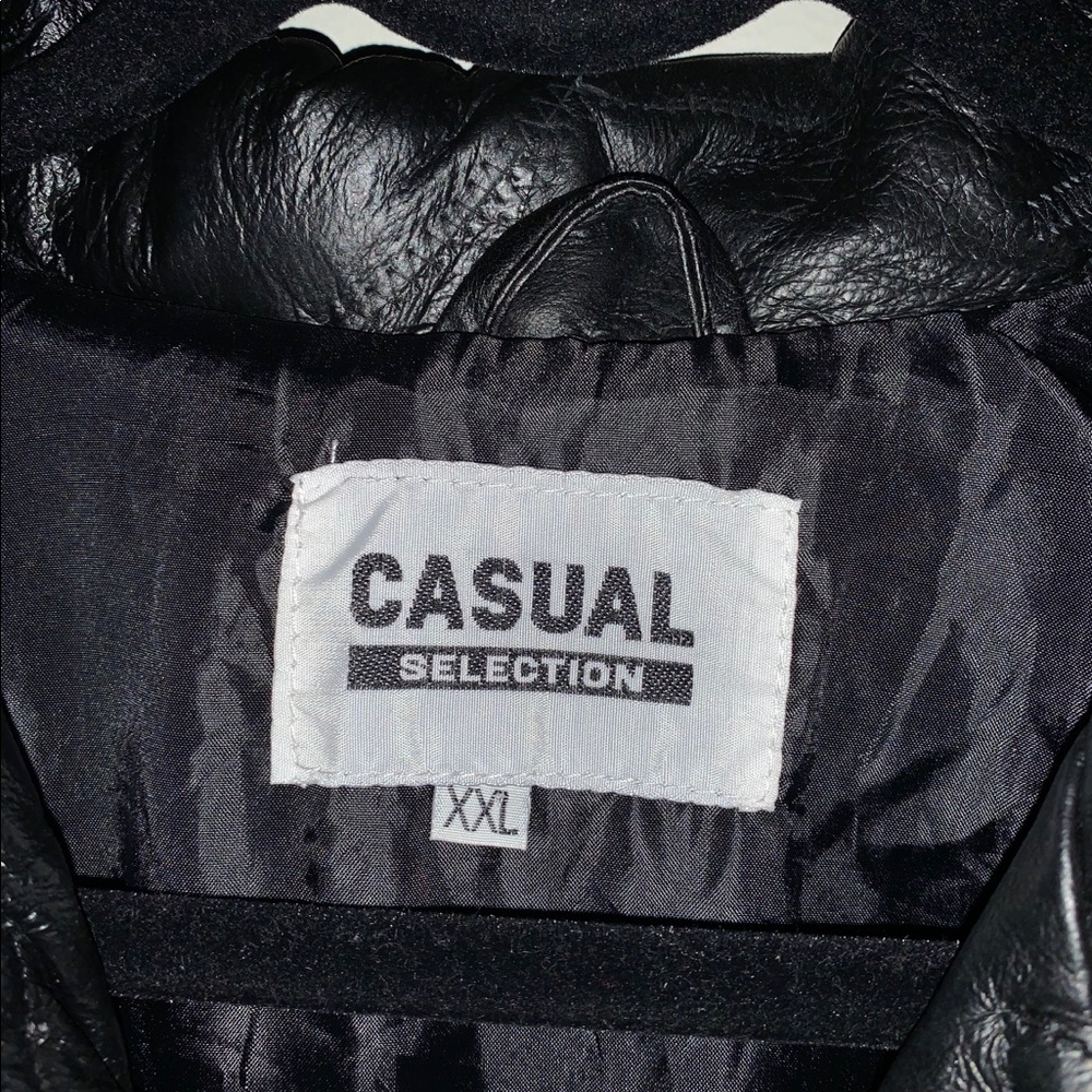 Vintage 80's Patchwork Leather Jacket - image 3